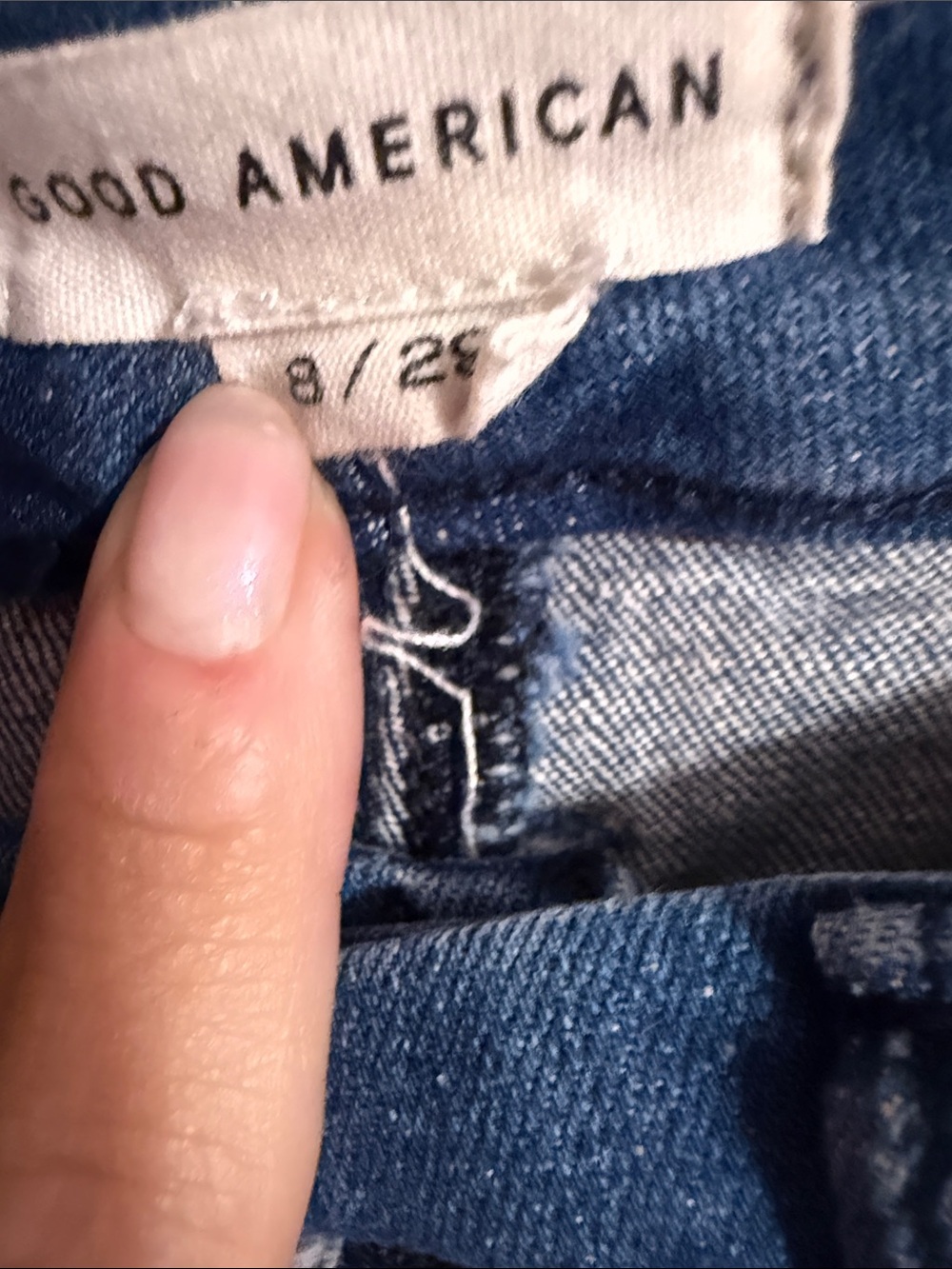 Good American High-Rise Blue Denim Jeans size 29